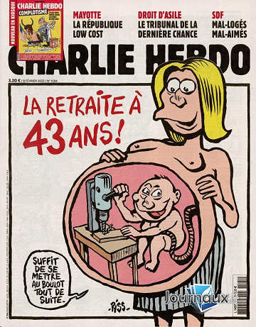Charlie Hebdo NÂ°1594 du 8 février 2023