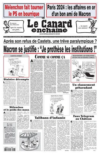 Le Canard Enchaîné du 28 Août FRENCH PDF 2024