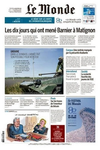 Le Monde du 11 Septembre FRENCH PDF 2024