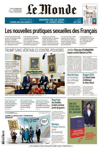 Le Monde du 15 Novembre FRENCH PDF 2024