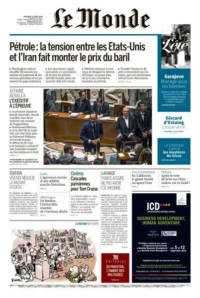 Le Monde du 16 Juin 2020