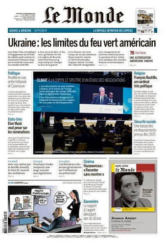 Le Monde du 20 Novembre FRENCH PDF 2024