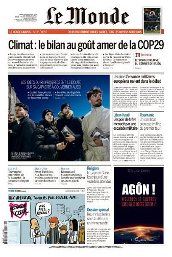 Le Monde du 26 Novembre FRENCH PDF 2024