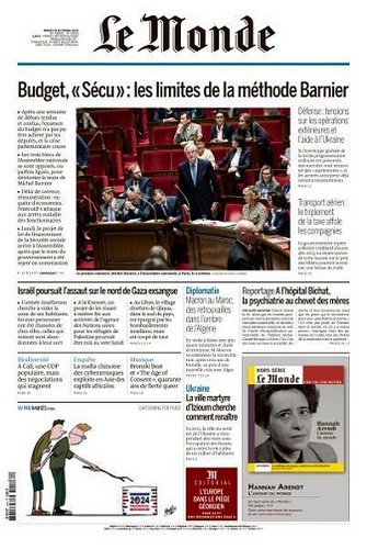 Le Monde du 29 Octobre FRENCH PDF 2024