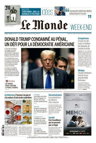 Le Monde + Le Mag du 01 Juin