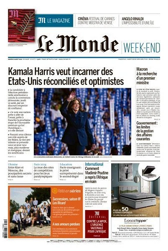 Le Monde & Le Mag du 24 Août FRENCH PDF 2024