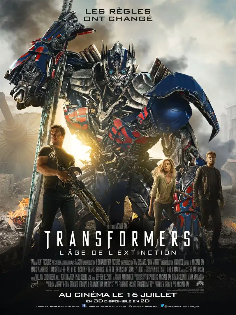 Transformers 4 : l'âge de l'extinction FRENCH BluRay 720p 2014