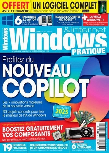 Windows & Internet Pratique - Décembre-Janvier FRENCH PDF 2025